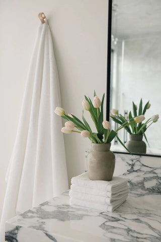 Ribbed Terry Washcloths