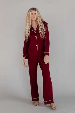 Women's Bamboo Stretch-Knit Long Sleeve Pajama Top - Last Chance