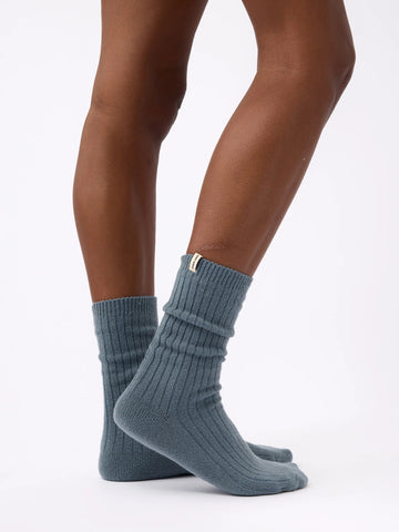 Women's Plush Lounge Calf Sock