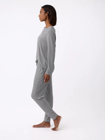 Women's Bamboo Stretch-Knit Tapered Pant
