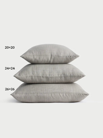 Striped Linen Throw Pillow