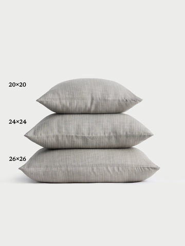 Striped Linen Throw Pillow