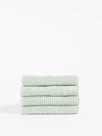 Ribbed Terry Washcloths