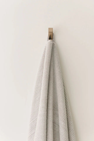 Ribbed Terry Bath Towels