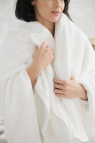 Ribbed Terry Bath Sheets