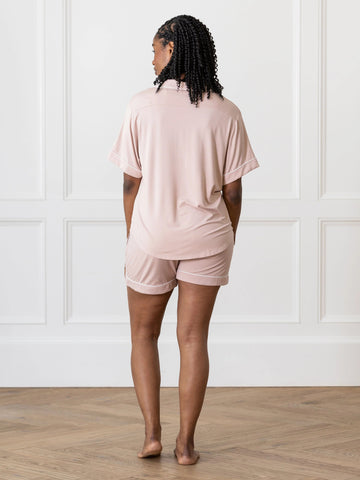 Women's Bamboo Stretch-Knit Short Sleeve Pajama Top - Last Chance