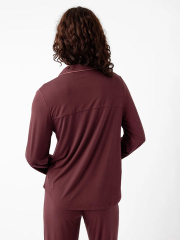 Women's Bamboo Stretch-Knit Long Sleeve Pajama Top - Last Chance