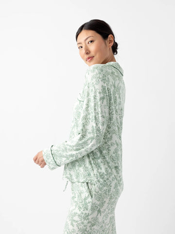 Women's Bamboo Stretch-Knit Long Sleeve Pajama Top - Last Chance
