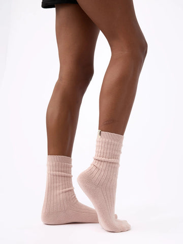 Women's Plush Lounge Calf Sock