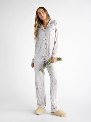Women's Bamboo Stretch-Knit Long Sleeve Pajama Top - Last Chance
