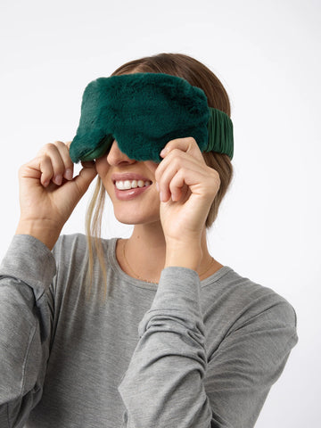 Faux Fur Sleep Mask - Last Chance