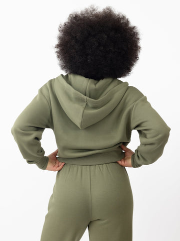 Women's CityScape Cropped Full Zip - Last Chance