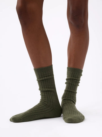 Women's Plush Lounge Calf Sock