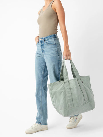 Waxed Canvas Tote