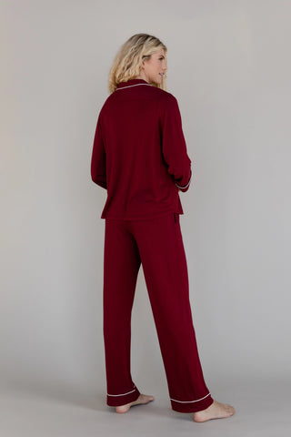 Women's Bamboo Stretch-Knit Long Sleeve Pajama Top - Last Chance