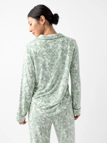 Women's Bamboo Stretch-Knit Long Sleeve Pajama Top - Last Chance