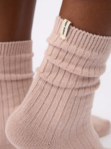 Women's Plush Lounge Calf Sock