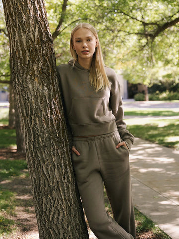 Women's CityScape Cropped Hoodie - Last Chance