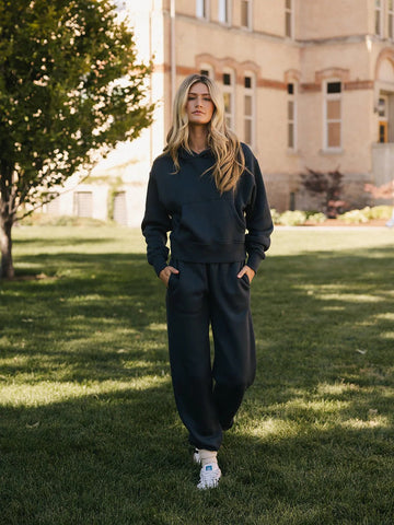 Women's CityScape Cropped Hoodie - Last Chance
