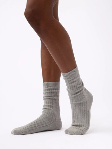 Women's Plush Lounge Calf Sock