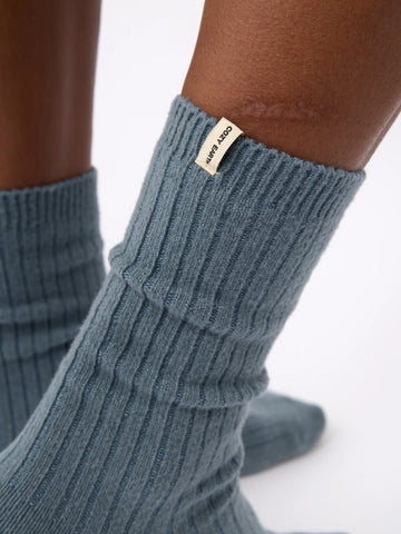Women's Plush Lounge Calf Sock