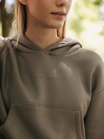 Women's CityScape Cropped Hoodie - Last Chance