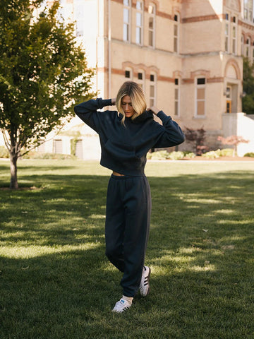Women's CityScape Cropped Hoodie - Last Chance