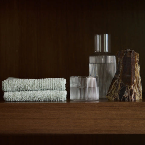Ribbed Terry Washcloths