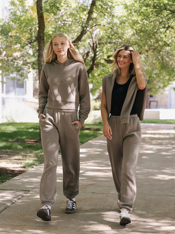 Women's CityScape Cropped Hoodie - Last Chance