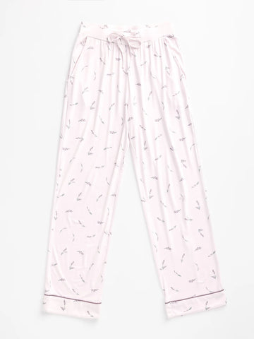 Women's Bamboo Stretch-Knit Short Sleeve & Pant Pajama Set - Last Chance