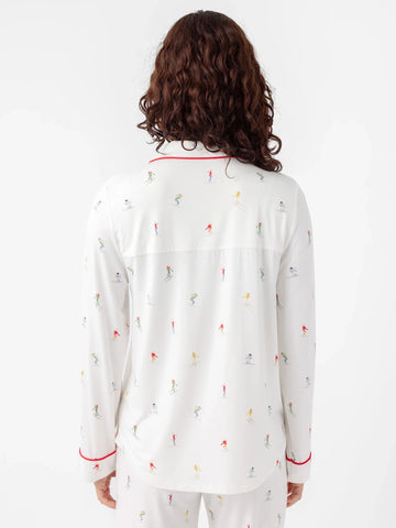 Women's Bamboo Stretch-Knit Long Sleeve Pajama Top - Last Chance