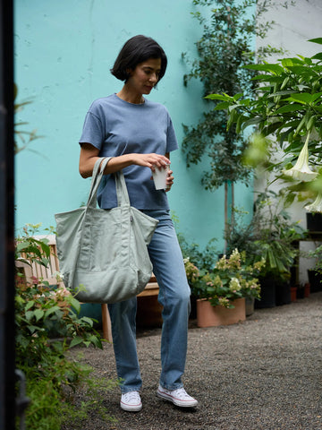 Waxed Canvas Tote