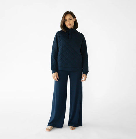 Women's Brushed Bamboo Wide Leg Pull-On Pant