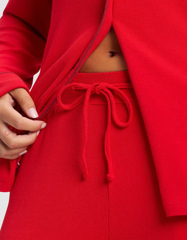 Women's Bamboo Rib-Knit Classic Pajama Pant