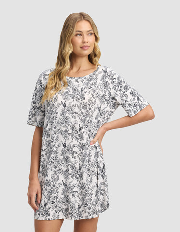 Women's Bamboo Stretch-Knit Sleep Dress