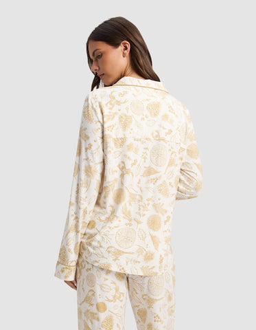 Women's Bamboo Stretch-Knit Long Sleeve Pajama Top - Last Chance
