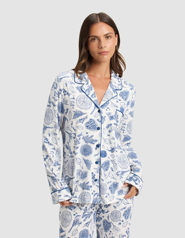 Women's Bamboo Stretch-Knit Long Sleeve Pajama Top - Last Chance