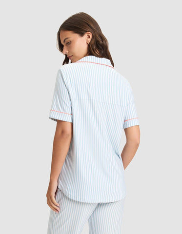 Women's Bamboo Stretch-Knit Short Sleeve Pajama Top - Last Chance