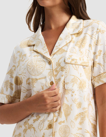 Women's Bamboo Stretch-Knit Short Sleeve Pajama Set - Last Chance