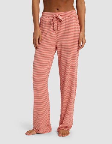 Women's Bamboo Stretch-Knit Lounge Tee & Pants Set
