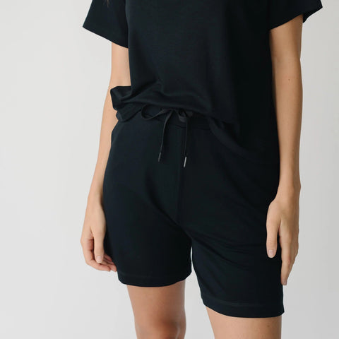 Women's Brushed Bamboo Mid-Length Shorts - Last Chance