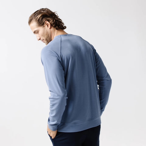 Men's Brushed Bamboo Pullover Crew - Last Chance