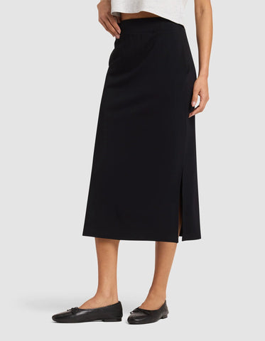 Women's Brushed Bamboo Midi Skirt