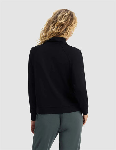 Women's Brushed Bamboo Mock Neck