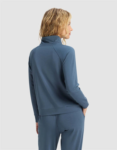 Women's Brushed Bamboo Mock Neck & Jogger Set