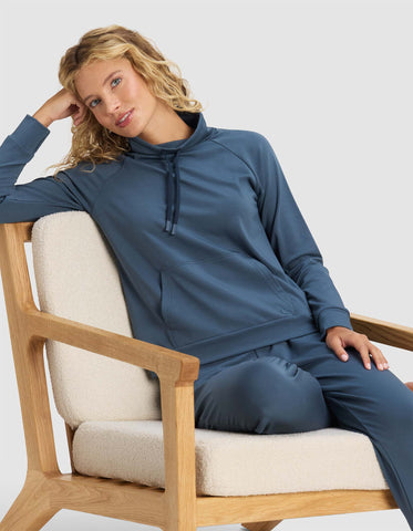 Women's Brushed Bamboo Mock Neck & Jogger Set