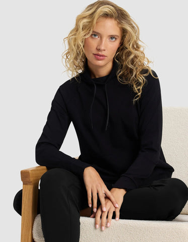 Women's Brushed Bamboo Mock Neck & Jogger Set