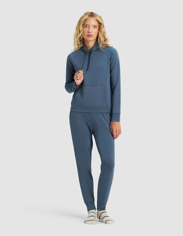 Women's Brushed Bamboo Mock Neck & Jogger Set