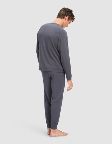 Men's Brushed Bamboo Pullover Crew