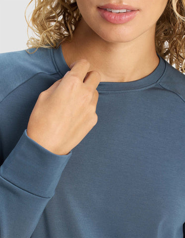 Women's Brushed Bamboo Pullover Crew